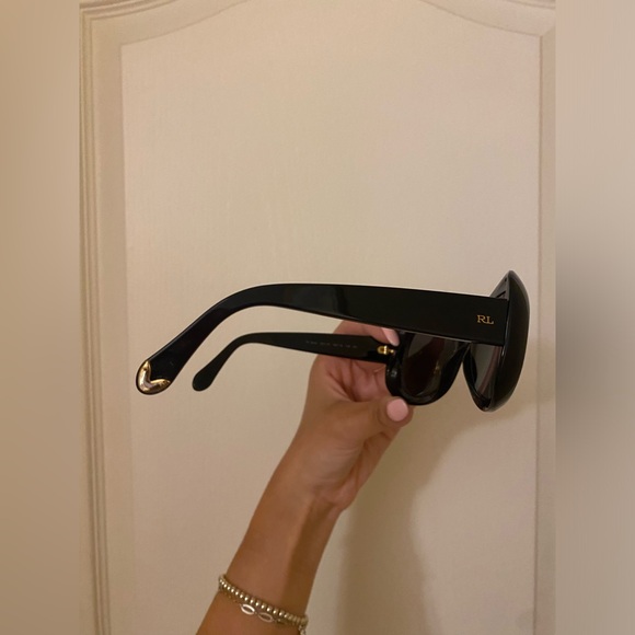 Ralph Lauren Black Circular Sunglasses 🕶️ 🖤 (Prescription) - Picture 6 of 8